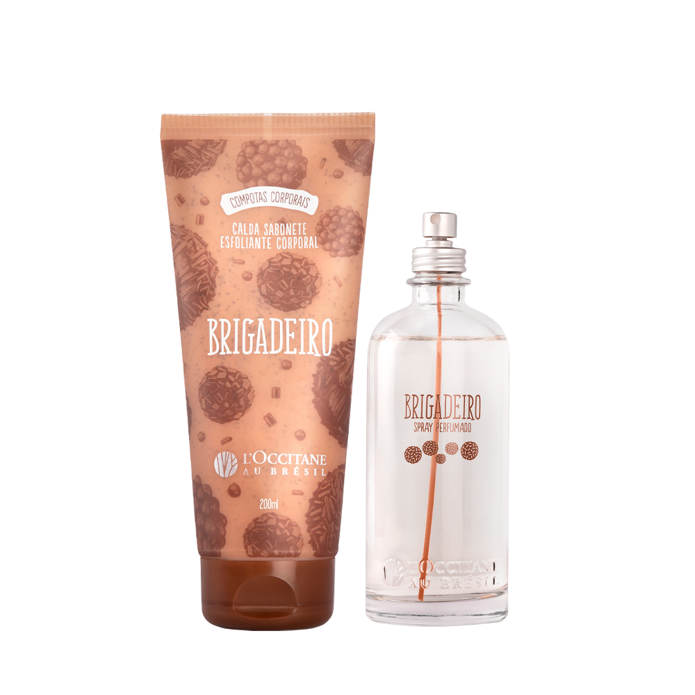 Combo Brigadeiro: Spray Perfumado e Calda Sabonete Esfoliante, ,  large image number 0
